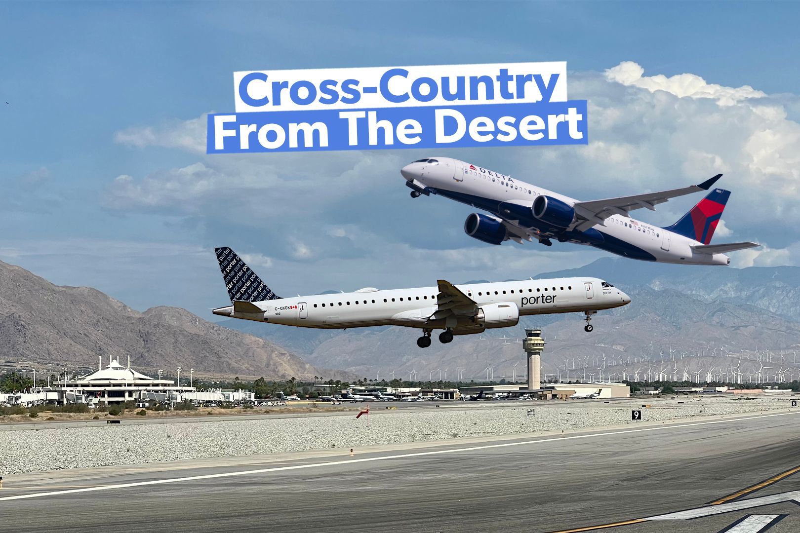 The Only 3 Palm Springs Routes That Exceed 2,000 Miles
