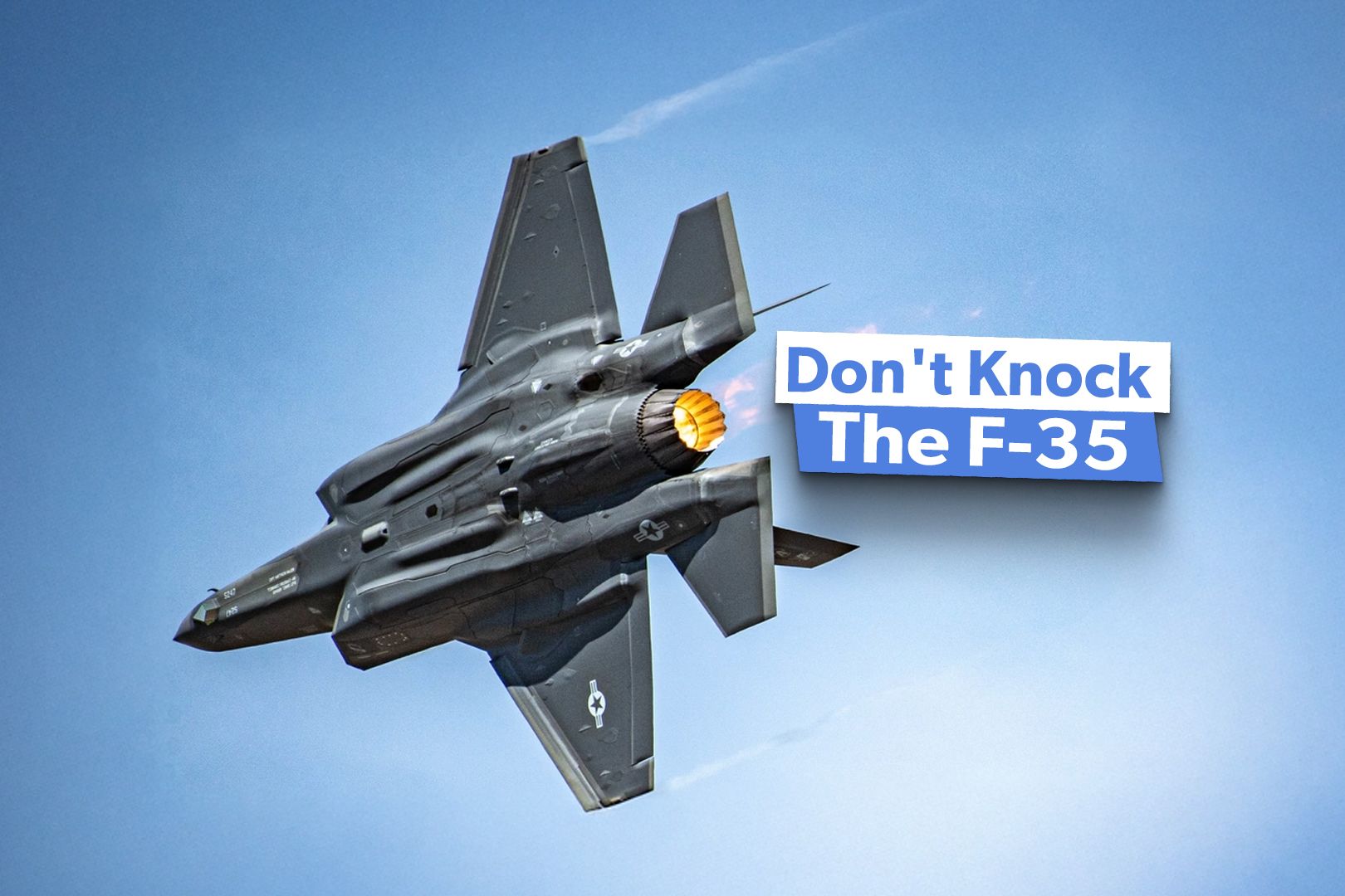 Don't Knock The F-35: Why The US Air Force Secretary Says Elon Musk Needs To Learn More