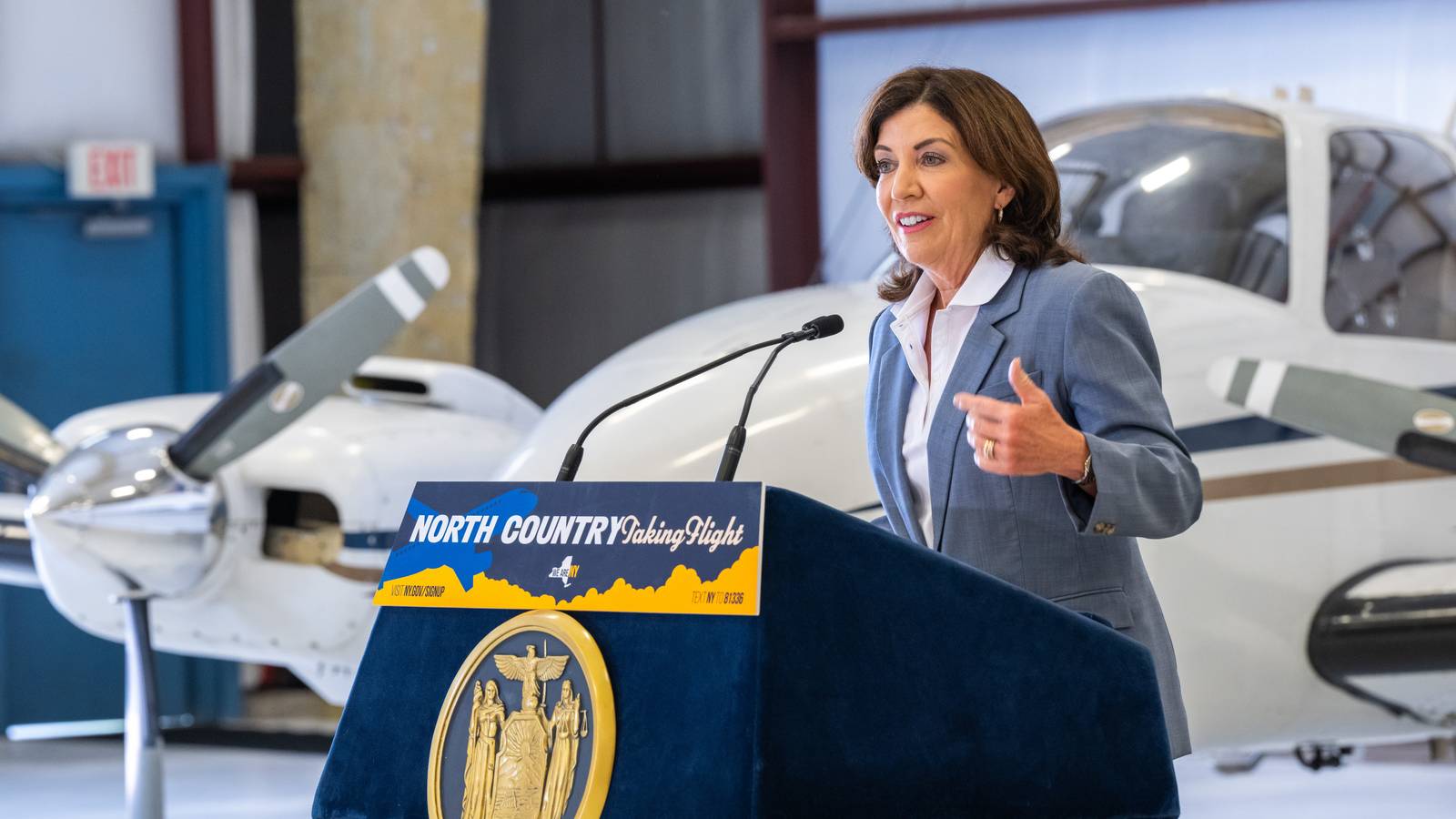 New York Governor Kathy Hochul Tallies Over $400K In Private Jet Flights