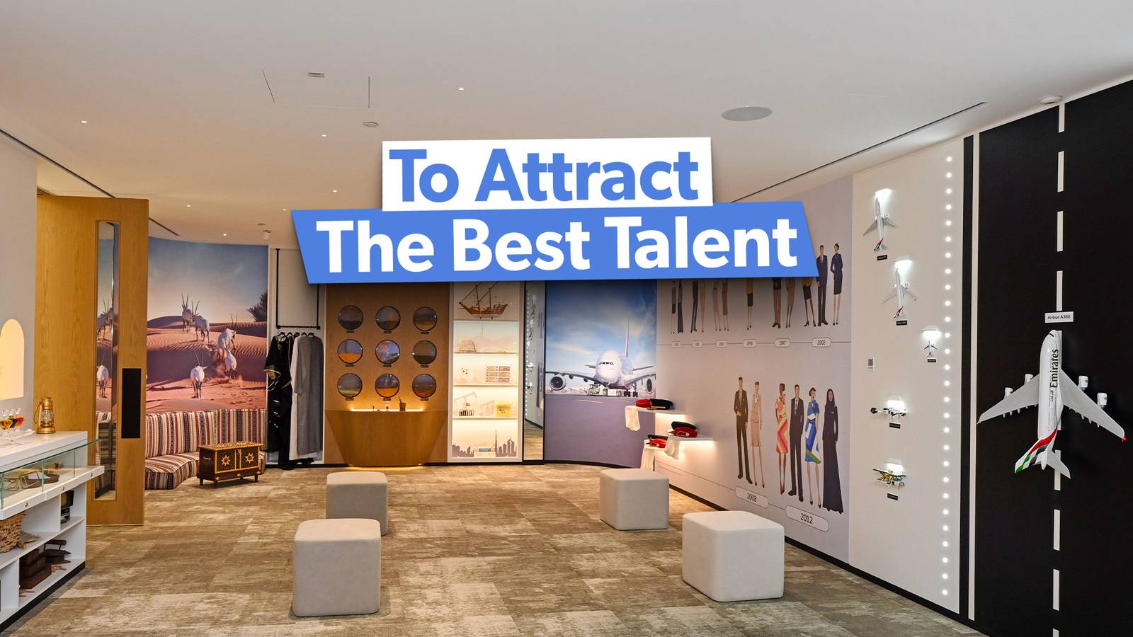 Emirates Work Inside Emirates' New Future-Fit Career & Employee Lounge