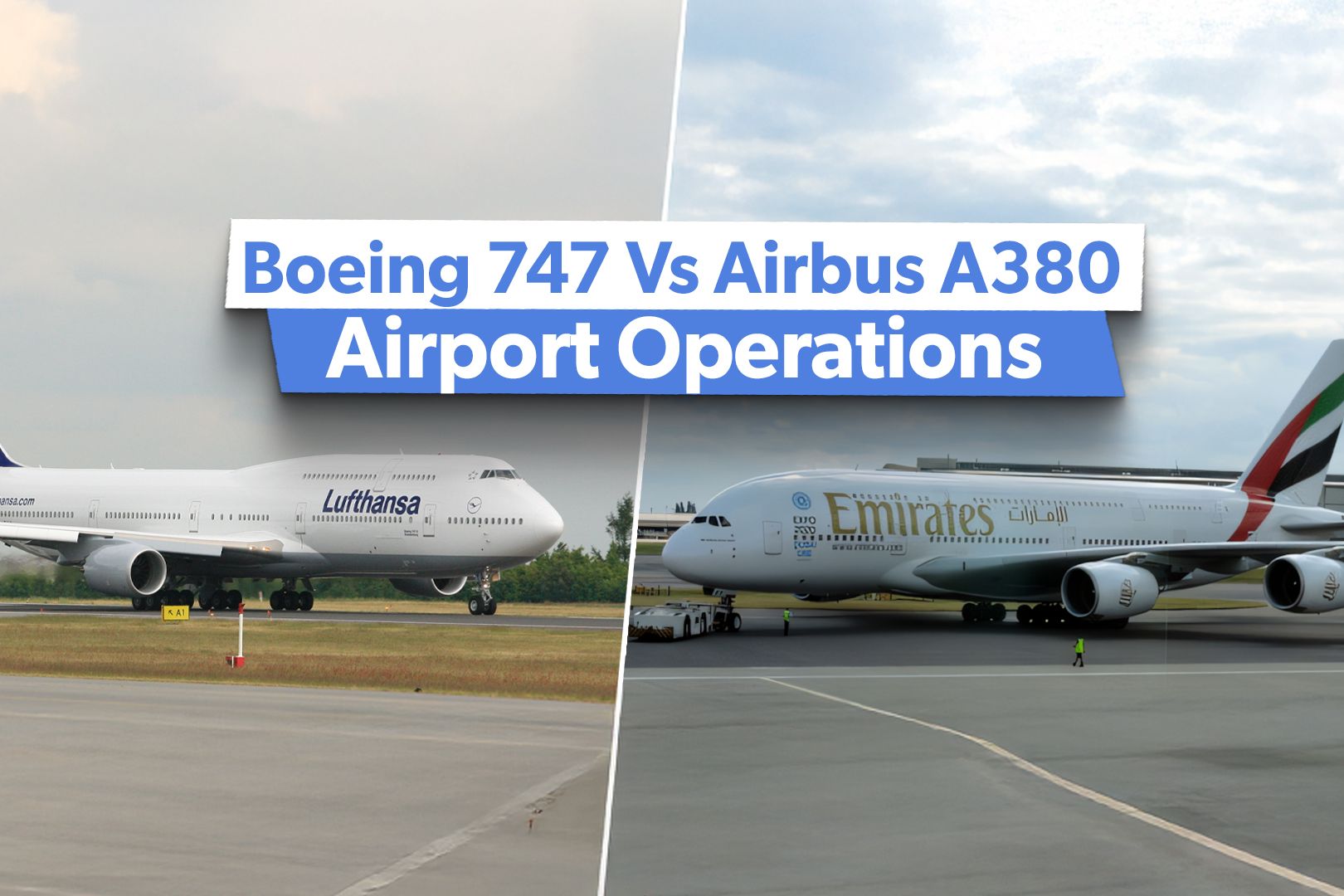 Boeing 747 Vs Airbus A380: What An Airport Needs For Jumbo & Superjumbo Operations