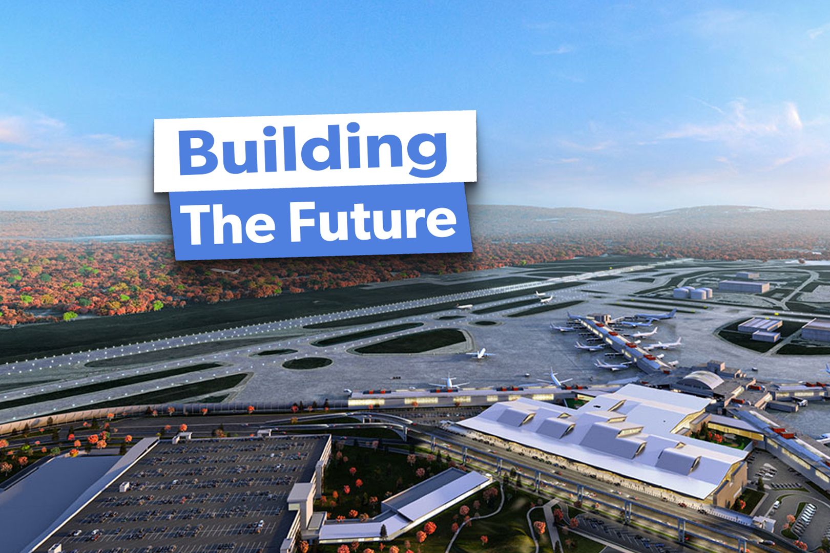 Rendering of major airport project