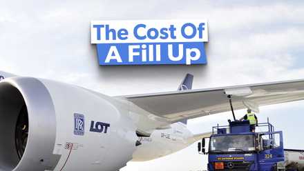 Aircraft being refuelled