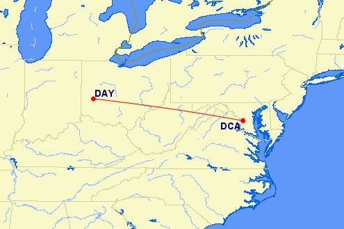 PSA Airlines' 7 Busiest CRJ700 Routes