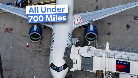 Delta Air Lines' 10 Shortest Airbus A321neo Routes 3x2