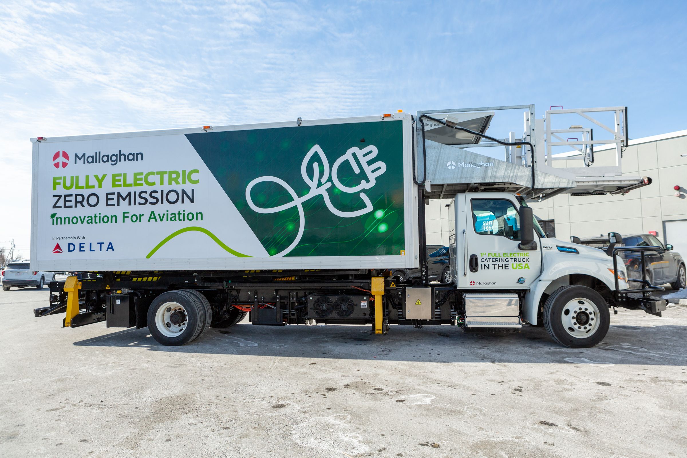 Boston Logan International Airport Introduces 1st Electric Catering Truck In North America