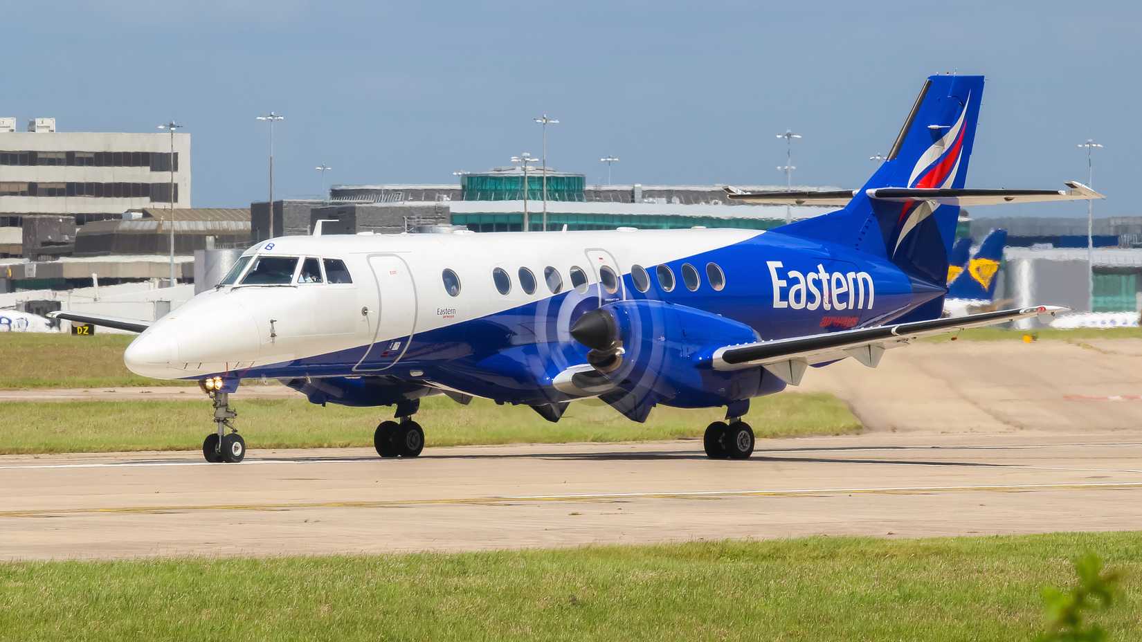 A Eastern Airways British Aerospace Jetstream 41 (G-MAJB) at Manchester Airport