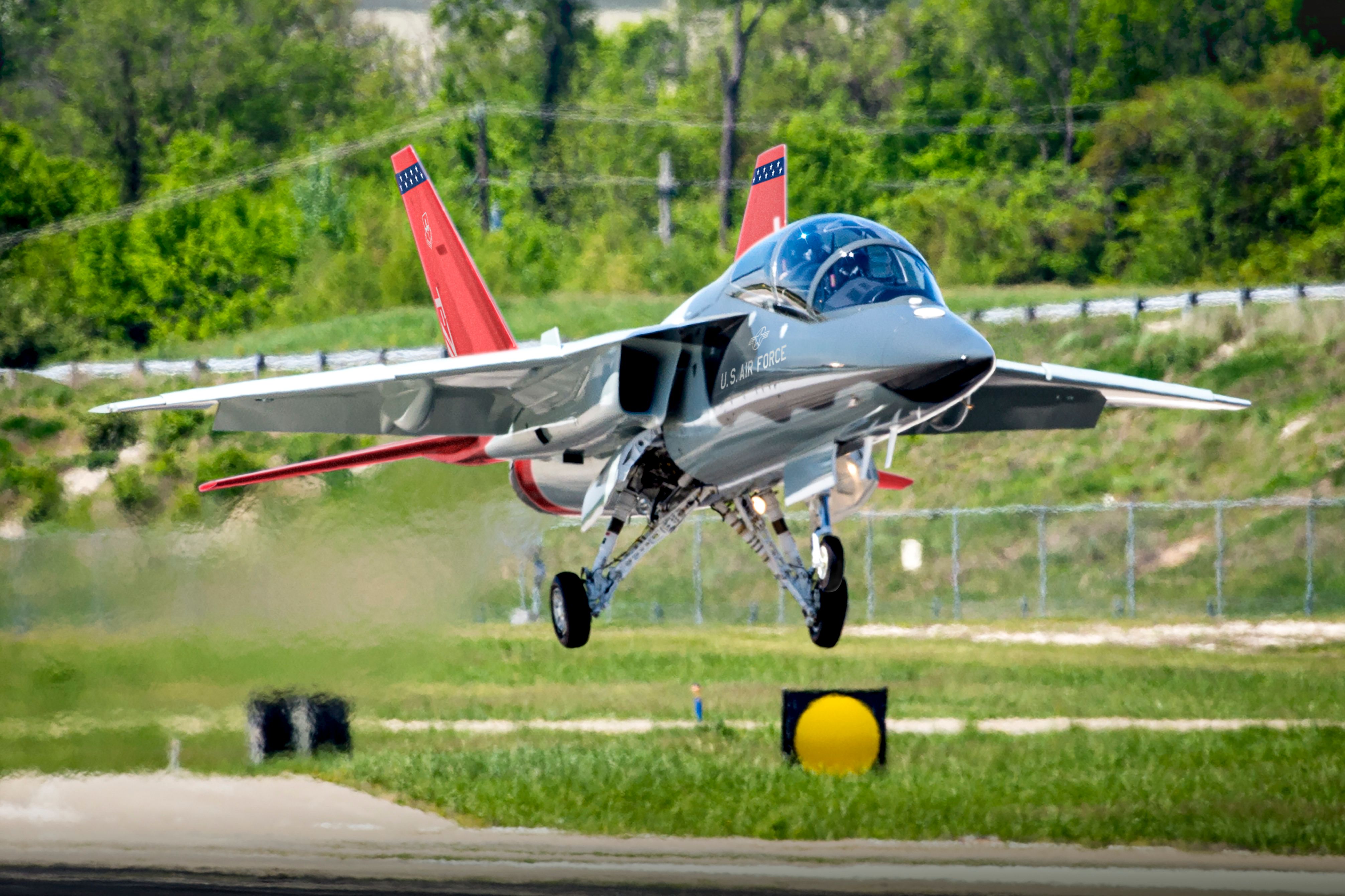 T-7_MSF17-0021-232_083120b - Boeing-Saab T-7A Red Hawk Taking Off