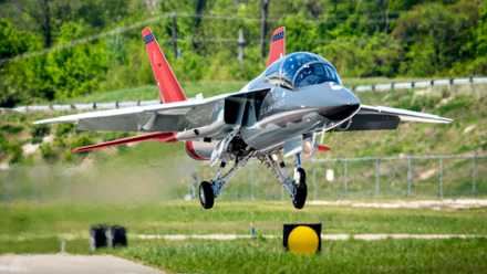 T-7_MSF17-0021-232_083120b - Boeing-Saab T-7A Red Hawk Taking Off