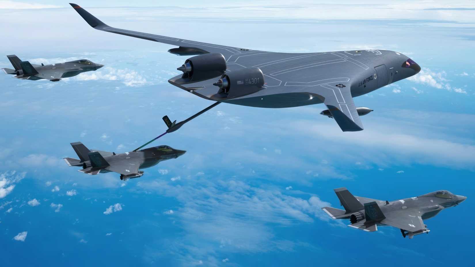 Topaz-JetZero BWB with F-35s - 16x9-enhance-2x