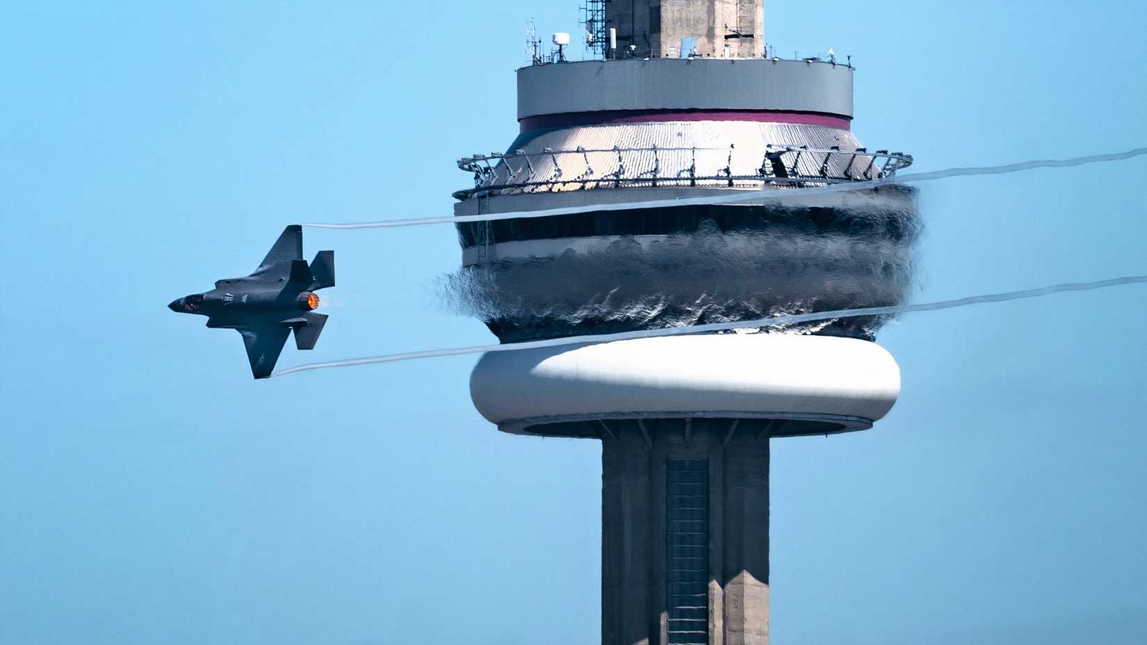 6822773-16x9-1 - F-35A Going Right Past the CN Tower