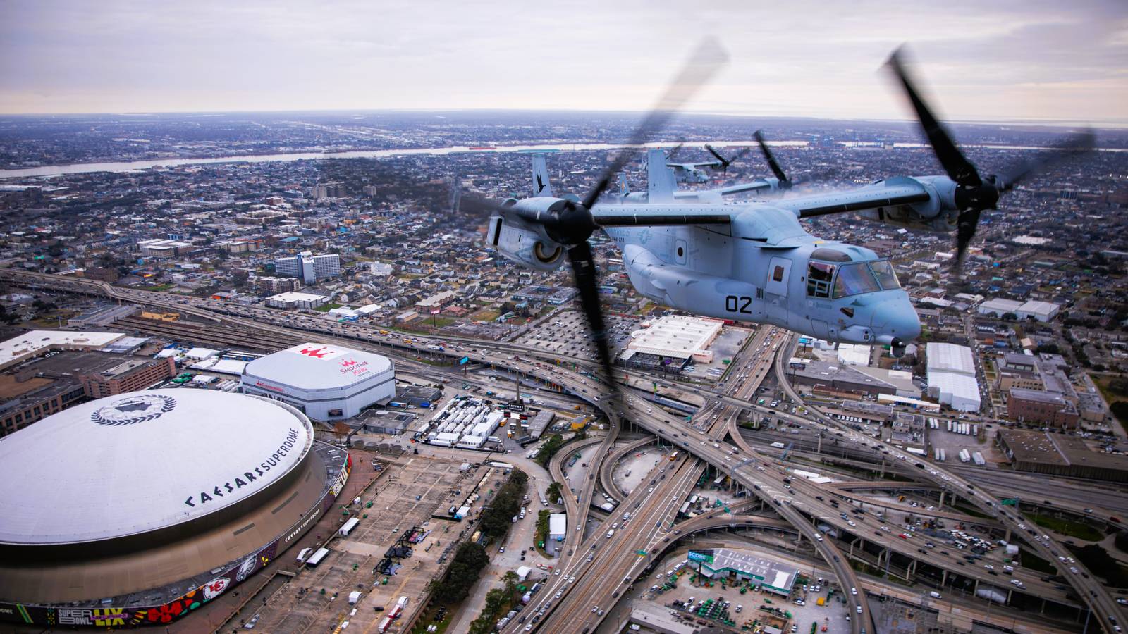 Super Bowl LIX Flyover Will Feature US Marine MV-22 Ospreys & F-35s