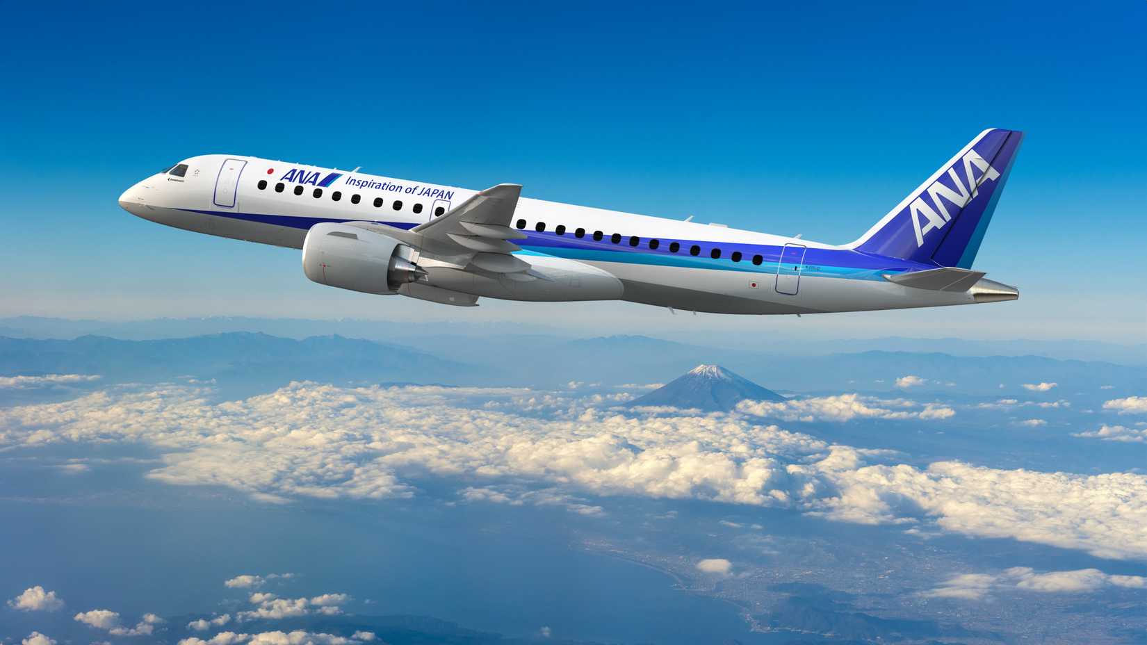 ANA Embraer E190-E2 rendering