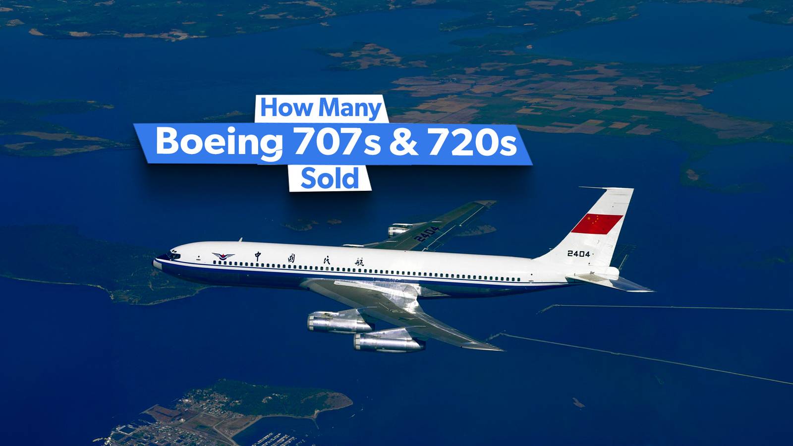 How Many Boeing 707s/720s Were Sold To Commercial Airlines?