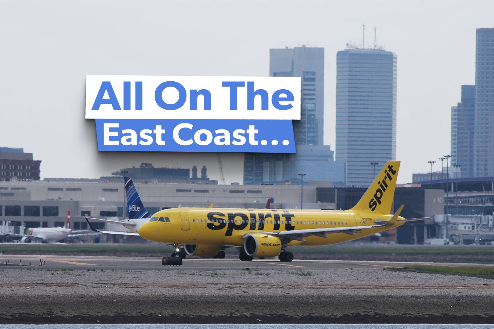 Which Boston Routes Is Spirit Airlines Serving More Than Once Daily This Month?