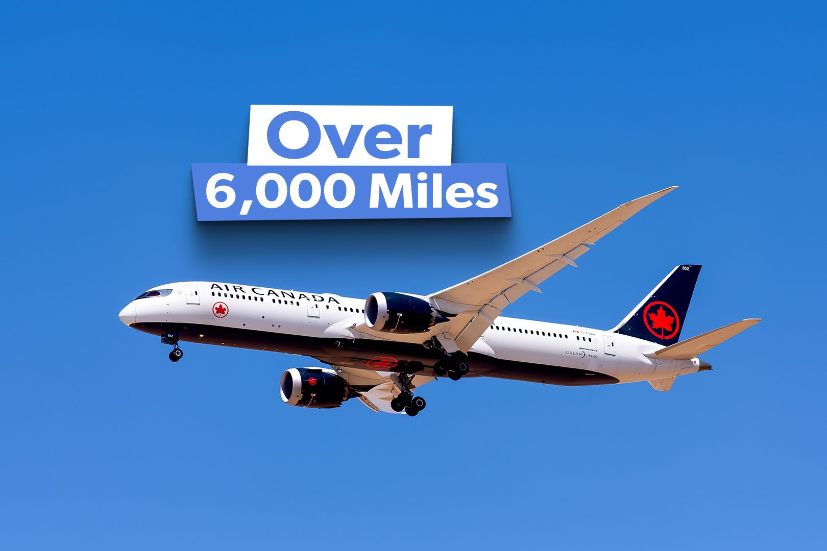 Air Canada's longest routes