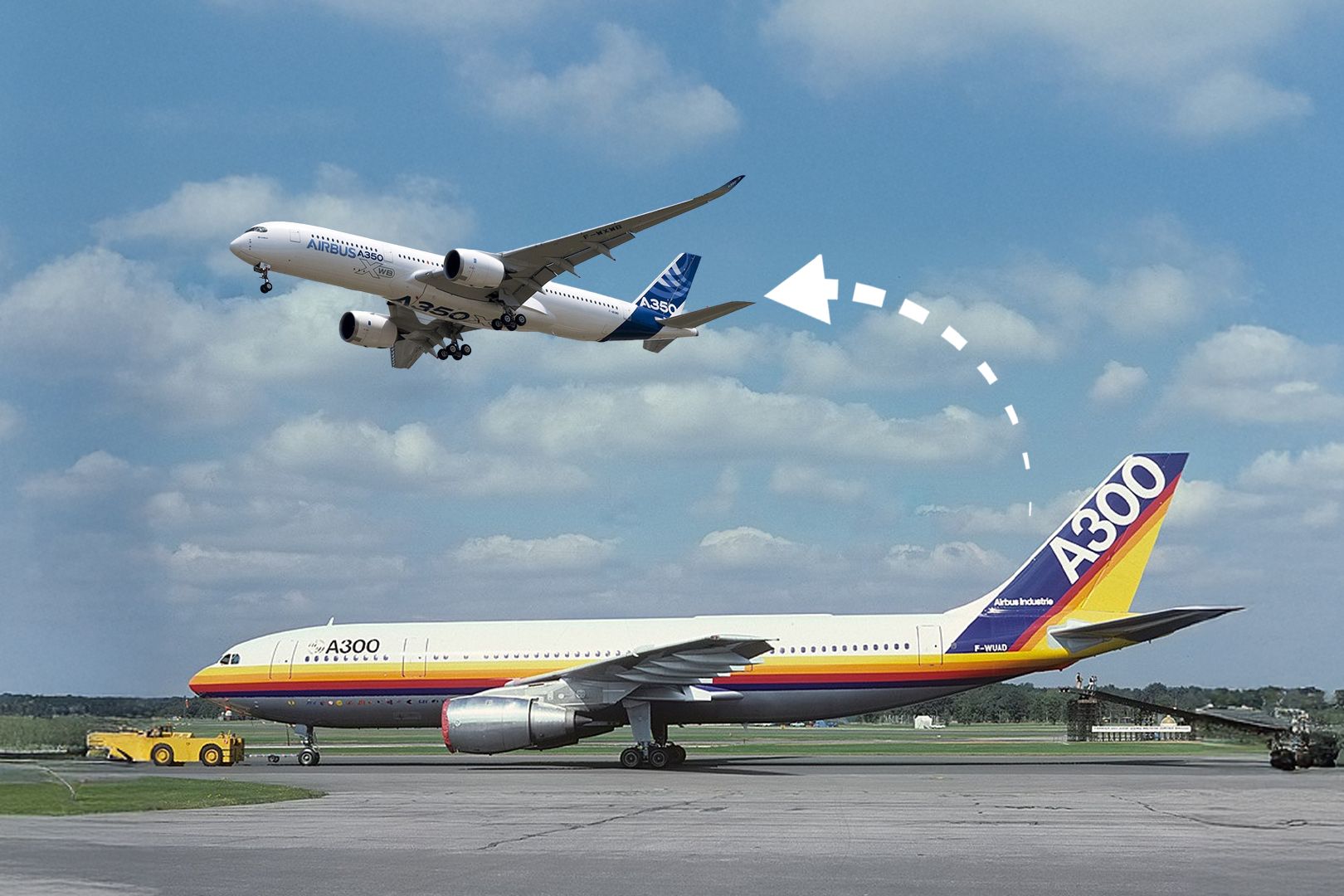 Airbus A300 and Airbus A350