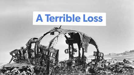 Wreckage on the runway of Los Rodeos after the Tenerife airport disaster of March 27, 1977