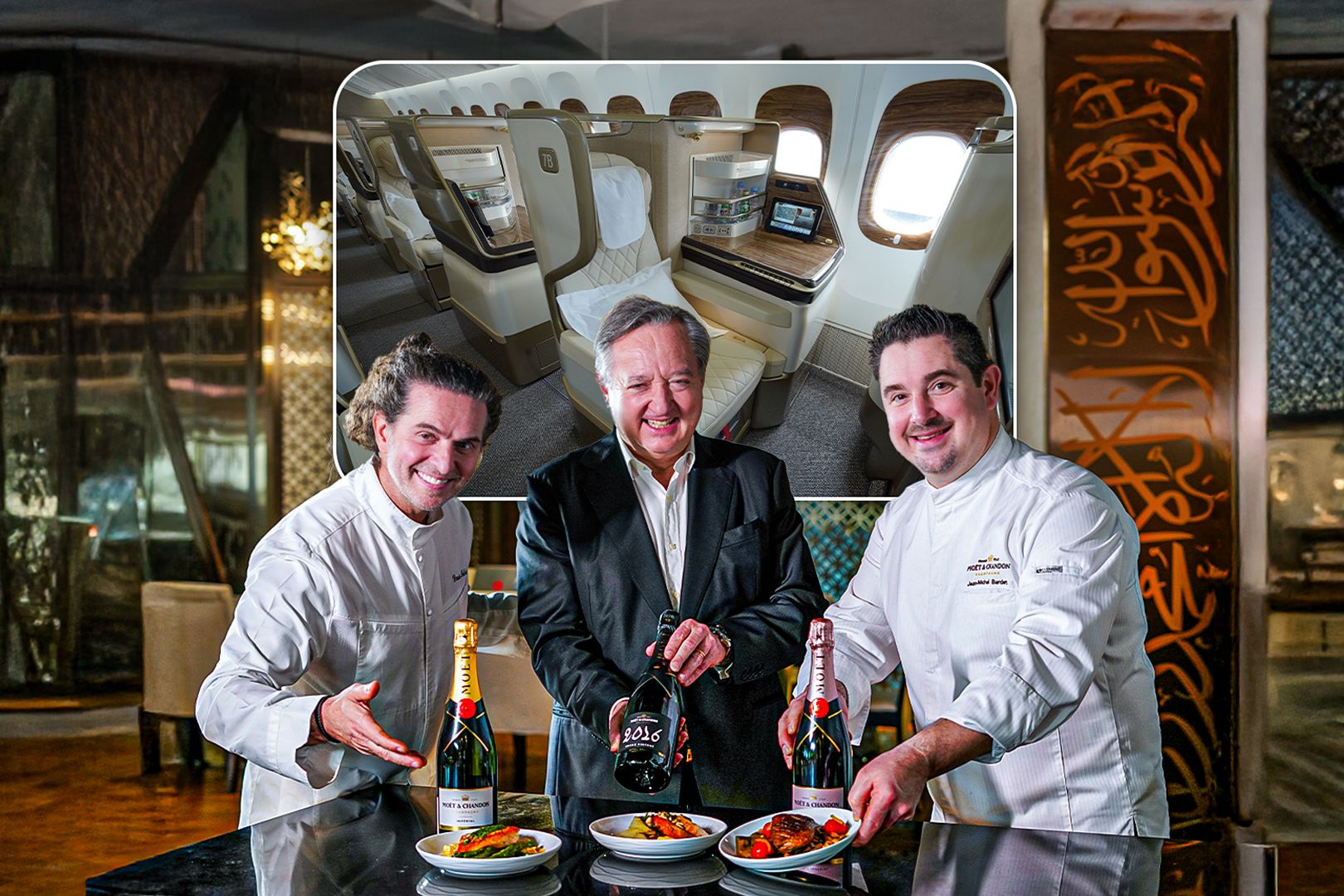 Emirates' new business class menu