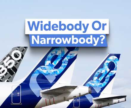 Narrowbody vs widebody