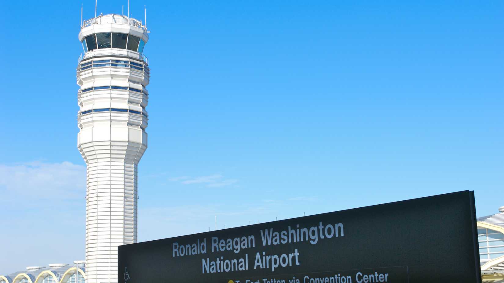 ATC Tower at Ronald Reagan Washington National Airport DCA 