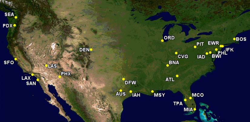 Major Operator: British Airways’ 28 US Routes By Passenger Numbers