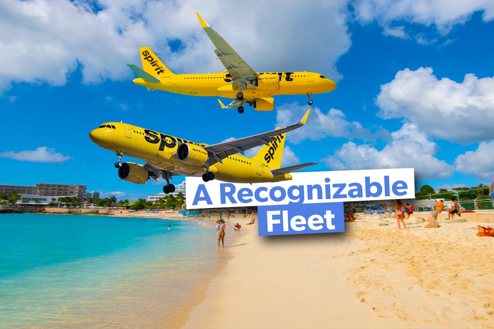 Banana Planes When & Why Did Spirit Airlines Introduce Its Yellow Paint Scheme 3x2