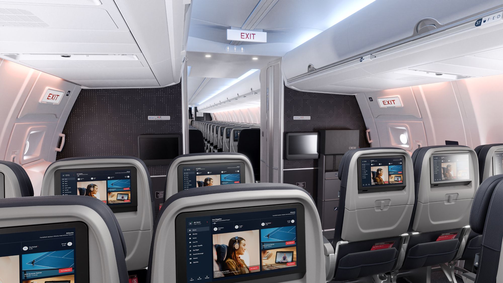 What You'll Find On Delta Air Lines' Luxuriously Retrofitted Airbus A350s