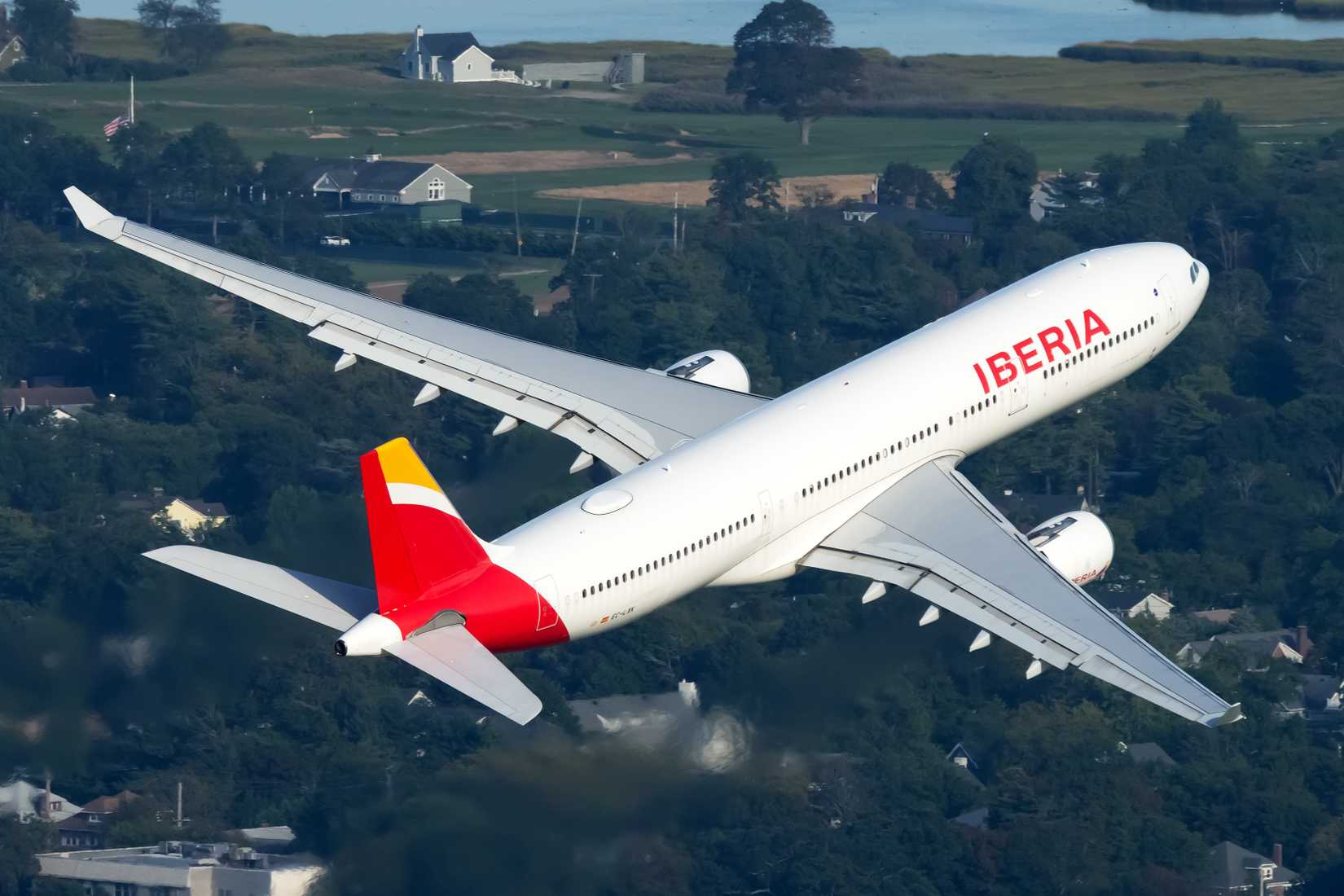 Iberia Airbus A330-300 taking off