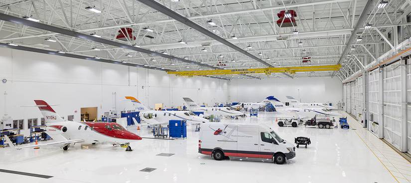 Honda, HondaJet maintenance depot in North Carolina