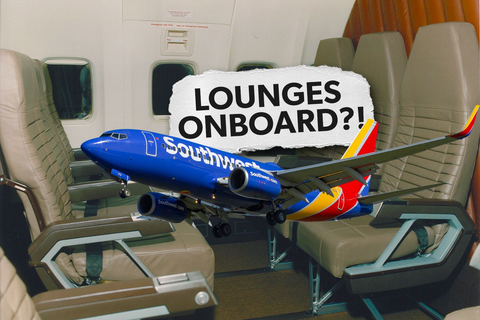 Southwest Airlines' Former & Unique Seating Arrangement Experts Say It Was Safer 3x2