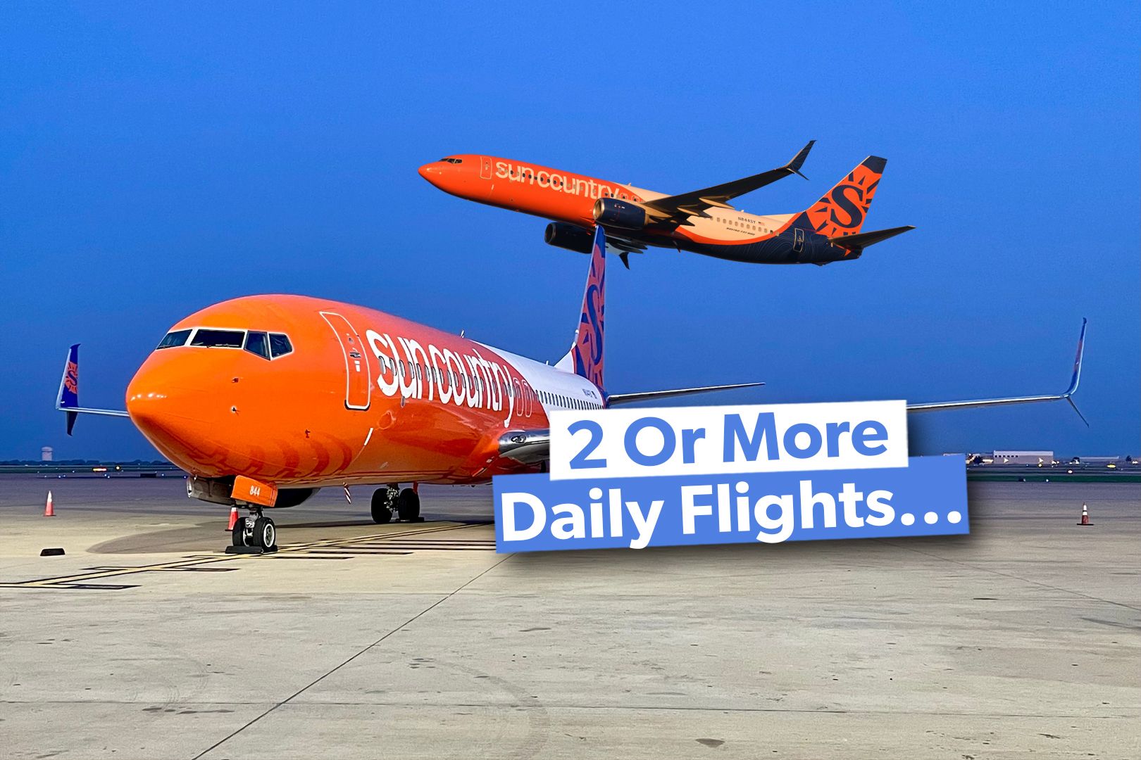 Sun Country Airlines' 5 Most Frequent Routes This Month