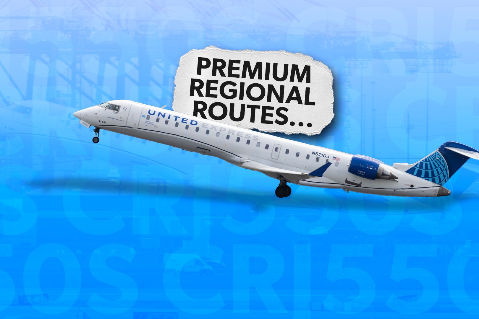 Where Can You Fly On United Express' CRJ550s From Newark 3x2