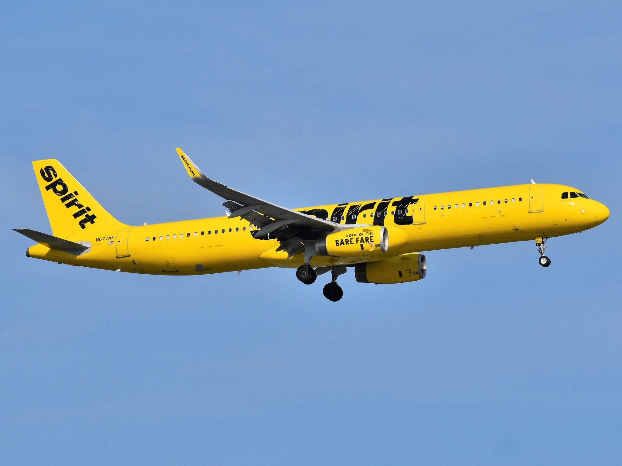 A Spirit Airlines Airbus A321neo