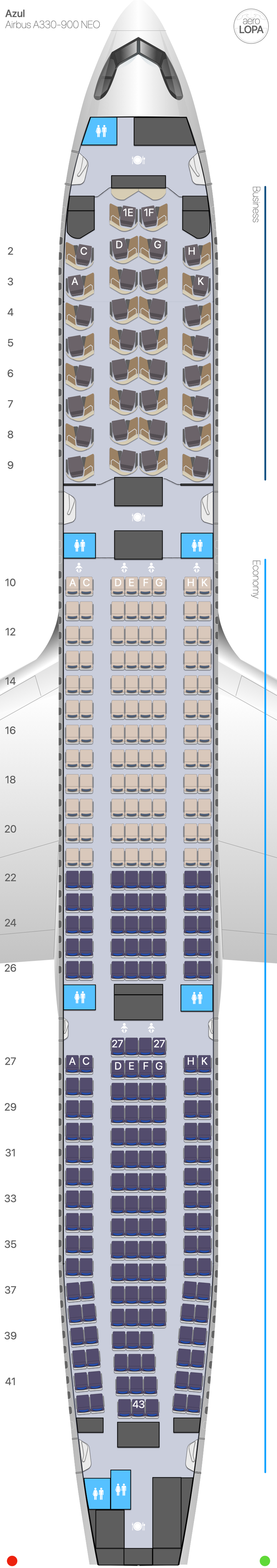 The 10 Airlines That Fly Airbus A330-900 Aircraft: Cabins Compared