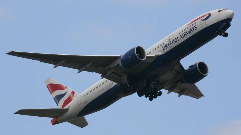 British Airways Boeing 777-200ER airbourne