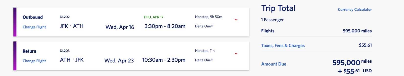 How Many SkyMiles Do You Need To Fly In Delta One?