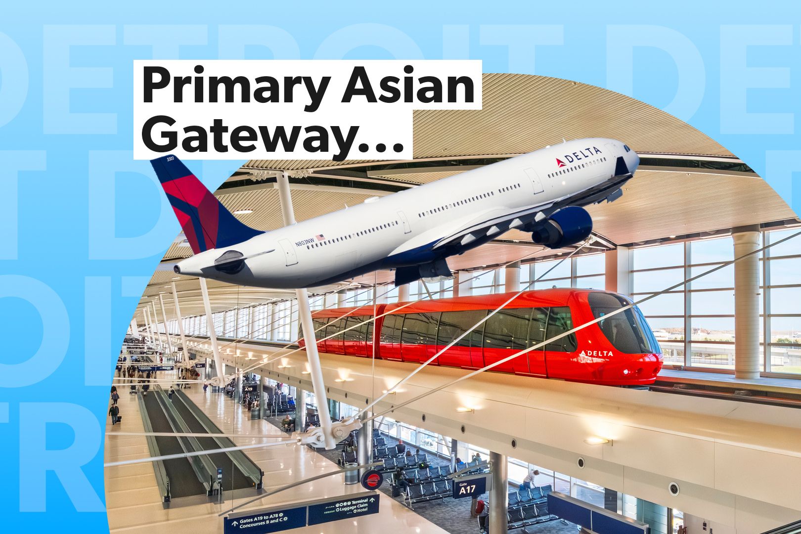 Everything You Should Know About Delta Air Lines' Detroit Hub 3x2