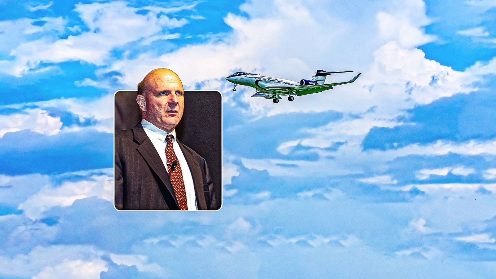 This Is The Private Jet That Steve Ballmer Flies