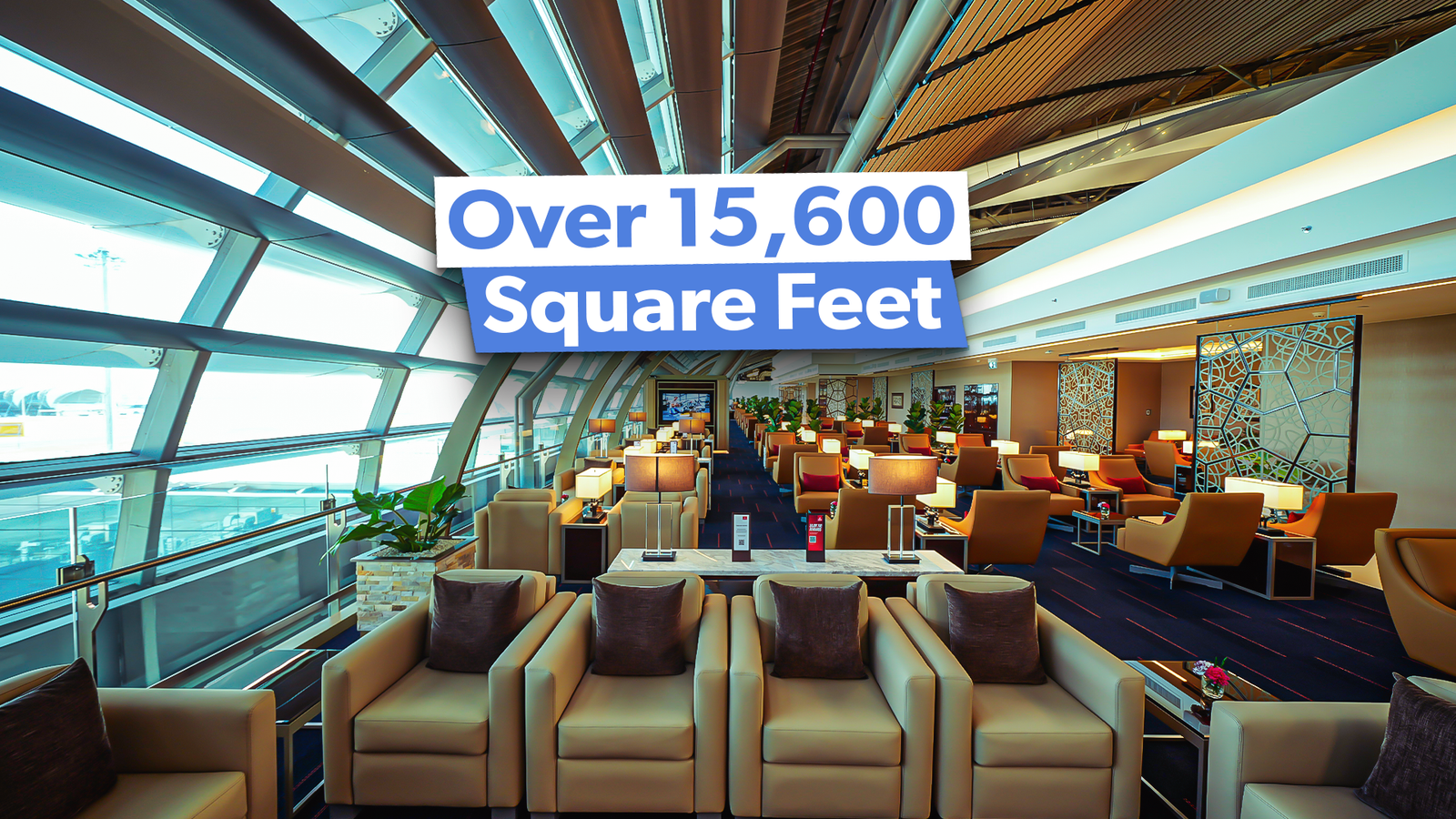 Which Airline Has The Largest Lounge In The World?