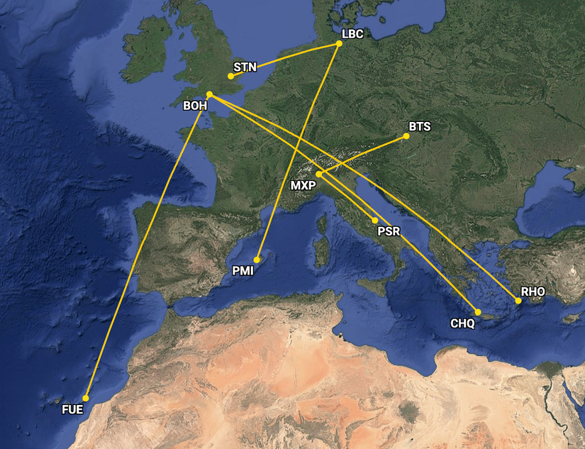 Ryanair's New Summer Routes Include 7 Not Served In Over A Decade