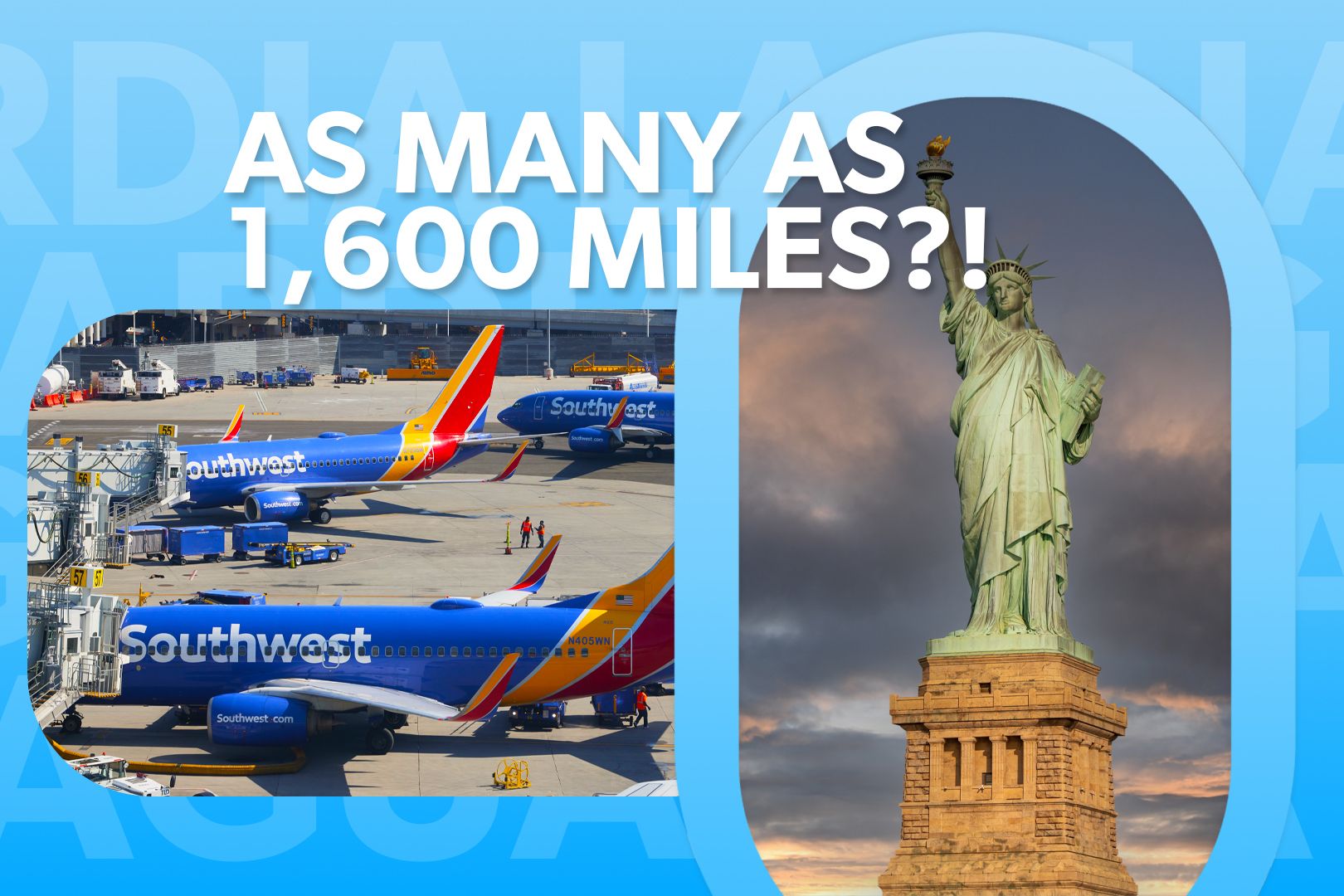 Southwest Airlines' 10 New York LaGuardia Routes Ranked By Distance