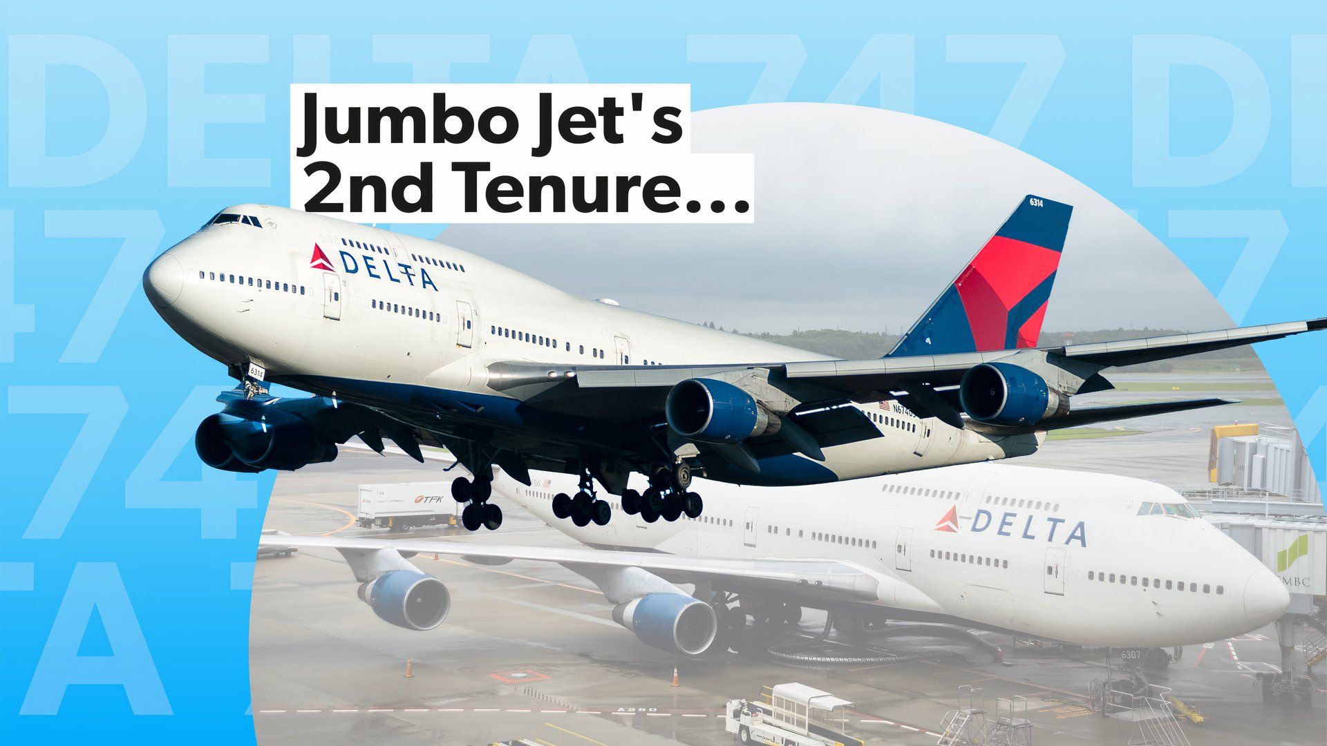 NEW！!ボーイング747/DELTA航空 1/150 1/150 Delta Airline Boeing 747 Airplane Passanger Plane w/Sound