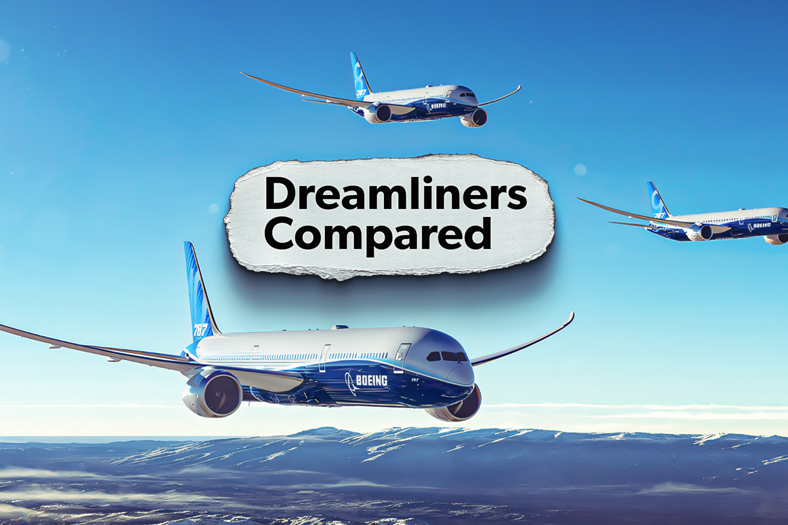 Boeing 787 variants flying