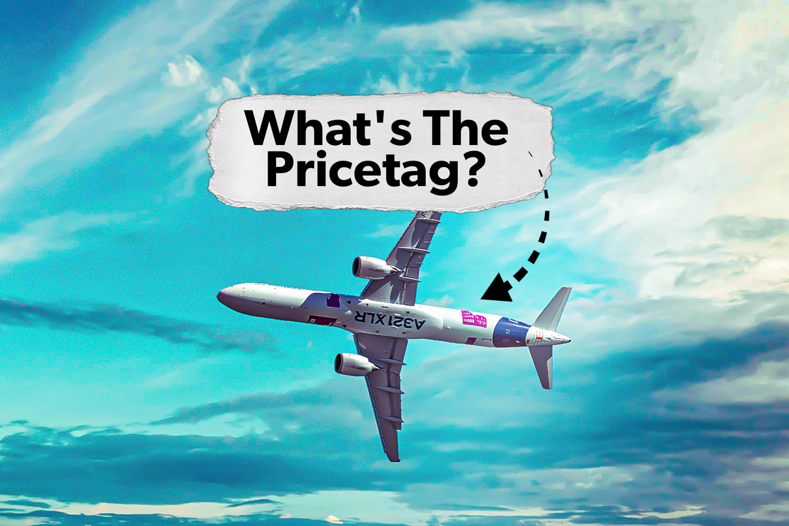 Airbus A321XLR flying