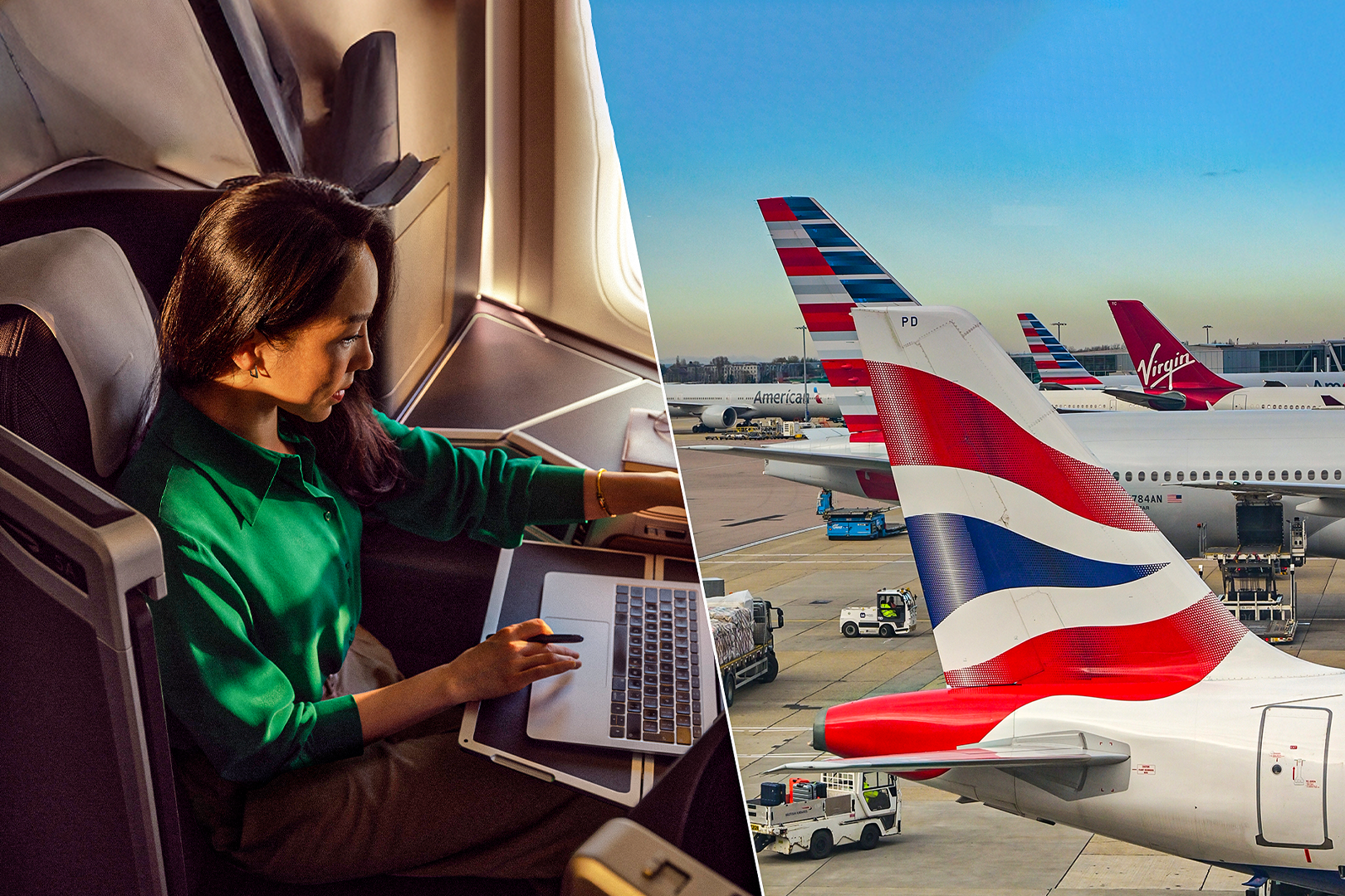 Heathrow JFK Business Class Options Custom Thumanil