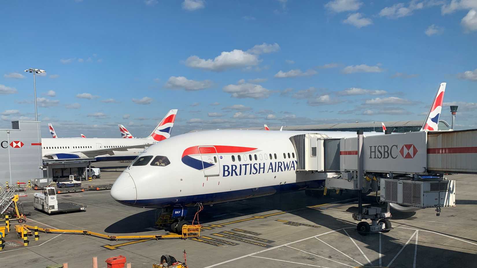 British Airways aircraft at London Heathrow