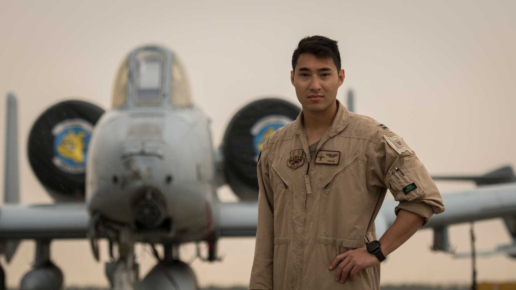 U.S. Air Force Capt. Alex Boules is an A-10 Thunderbolt II pilot with the 354th Fighter Squadron, Davis-Monthan Air Force Base, Arizona supporting the Dubai Airshow 2019, United Arab Emirates
