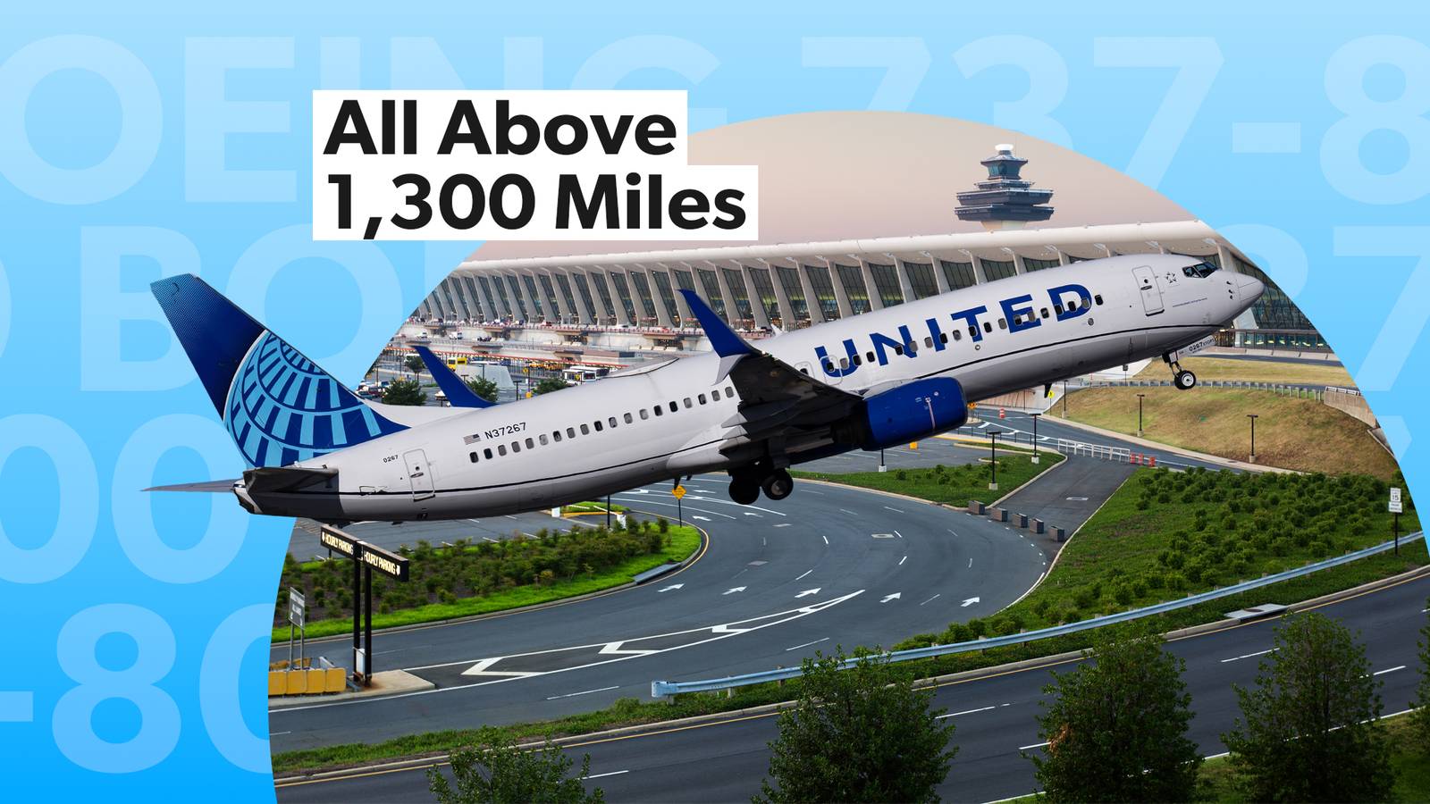 United Airlines' 10 Longest Boeing 737-800 Routes From Washington Dulles