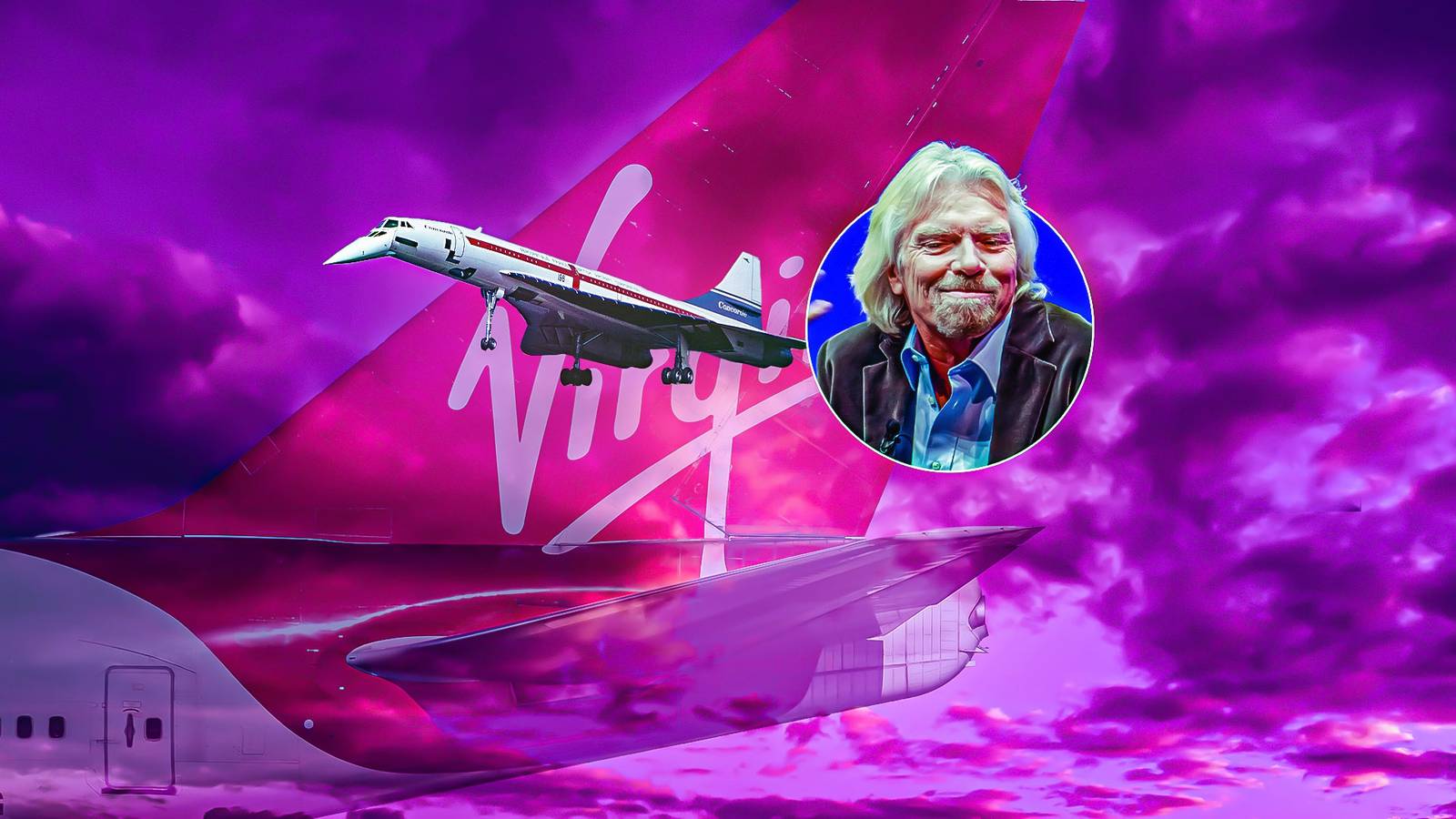 Simple Interest. Sign Virgin Atlantic Concorde: Sir Richard Branson's Quixotic Supersonic Quest